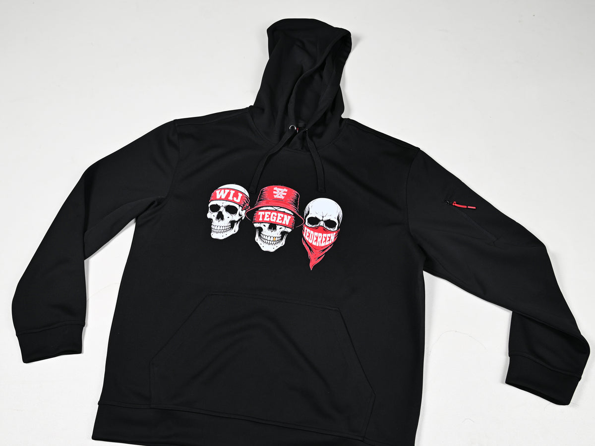 Hoodie: Wij tegen iedereen